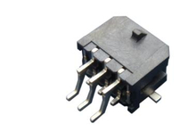 SMT M3045R Right Angle Dual Row Header Connector with Solder Tab